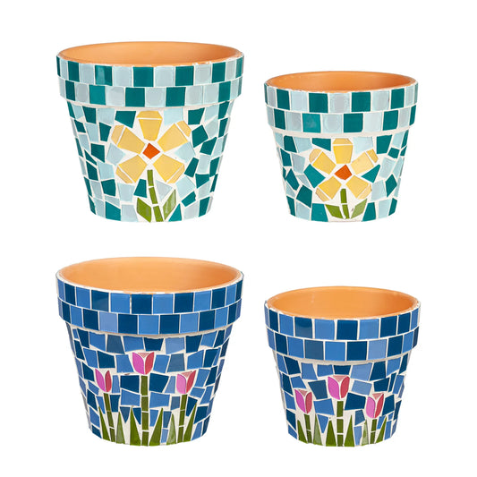 Spring Mosaic Cachepot