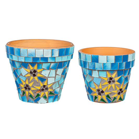 Sunflower Mosaic Cachepot