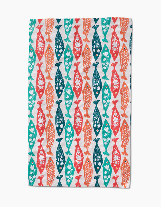 Swedish Fish Kitchen Tea Towel