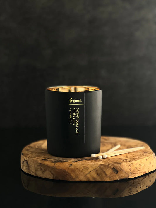 Sweet Bourbon + Tobacco Luxe Soy Candle