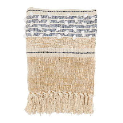 Multi Woven Stripe Throw