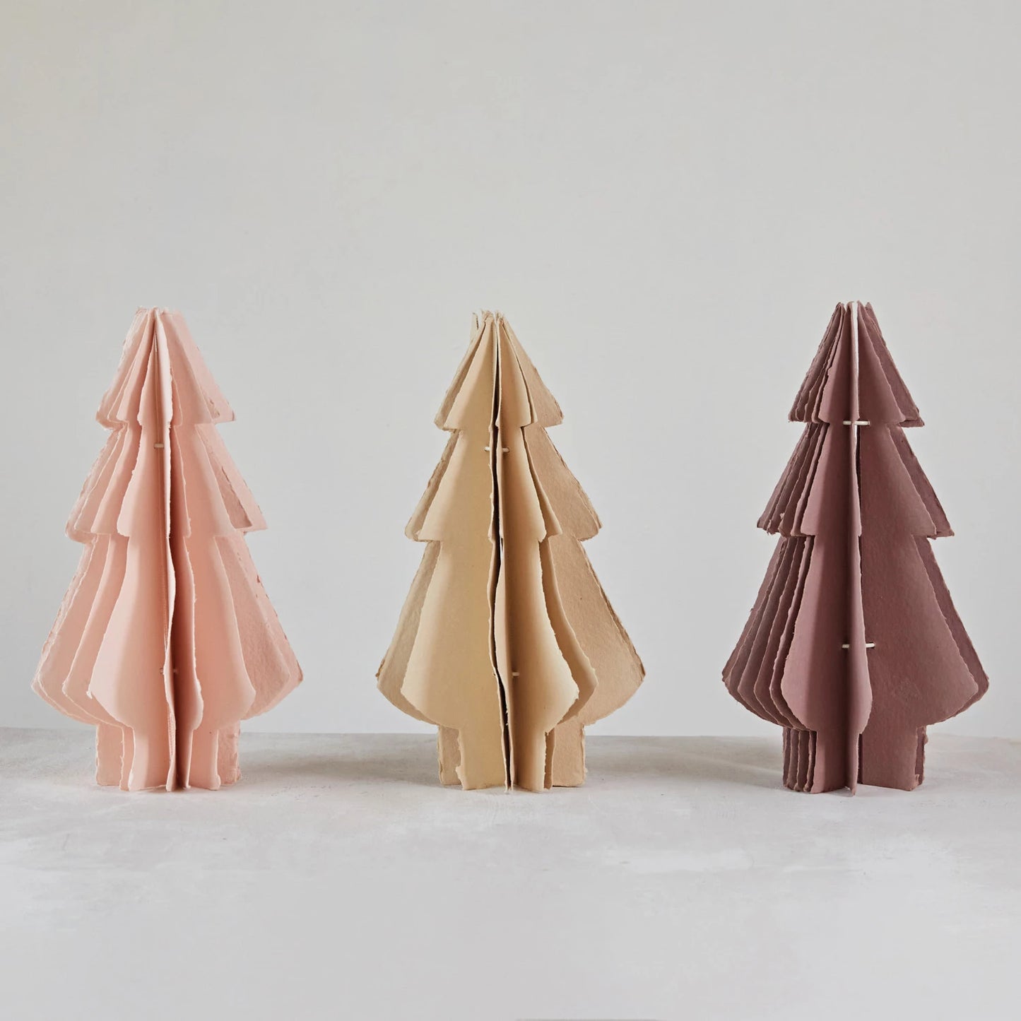 Handmade Recycled Paper Folding Tree