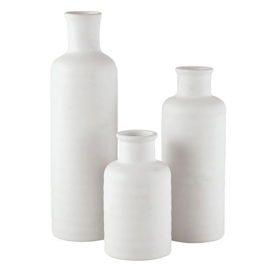 White Ceramic Vases