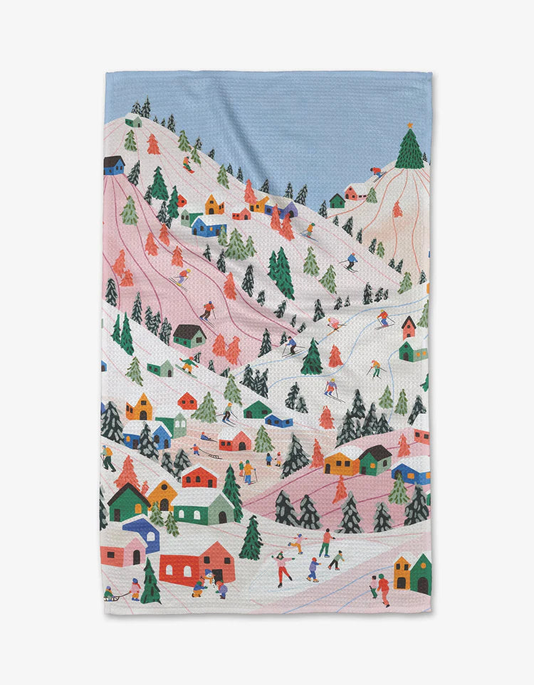 Winter Holiday Kitchen Tea Towel