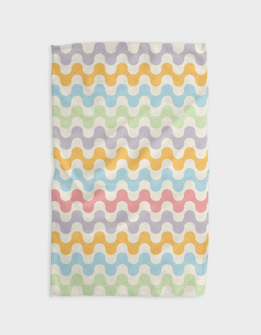 Wobble Colors Kitchen Tea Towel