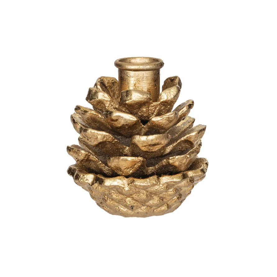 Cast Iron Pinecone Shaped Taper