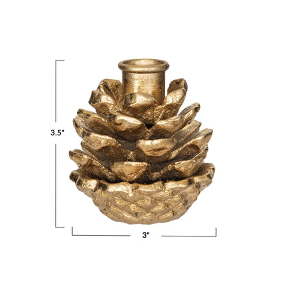 Cast Iron Pinecone Shaped Taper