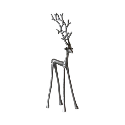 Gunmetal Cast Aluminum Reindeer