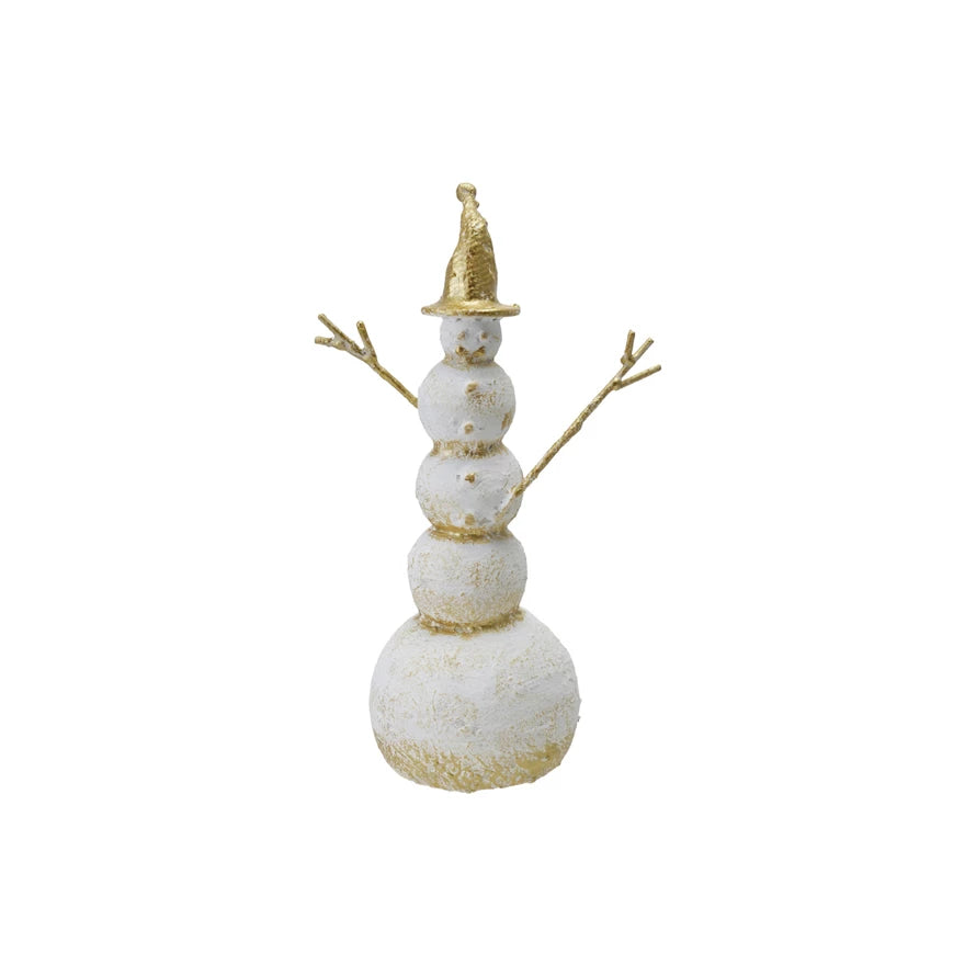 Metal & Paper Mache Snowman