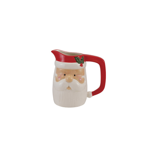 Ceramic Santa Head Pitcher