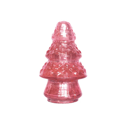 Mercury Glass Pink Trees