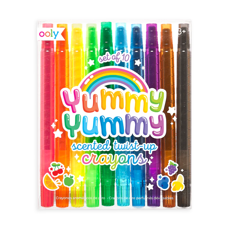 Yummy Yummy Scented Twist-Up Crayons