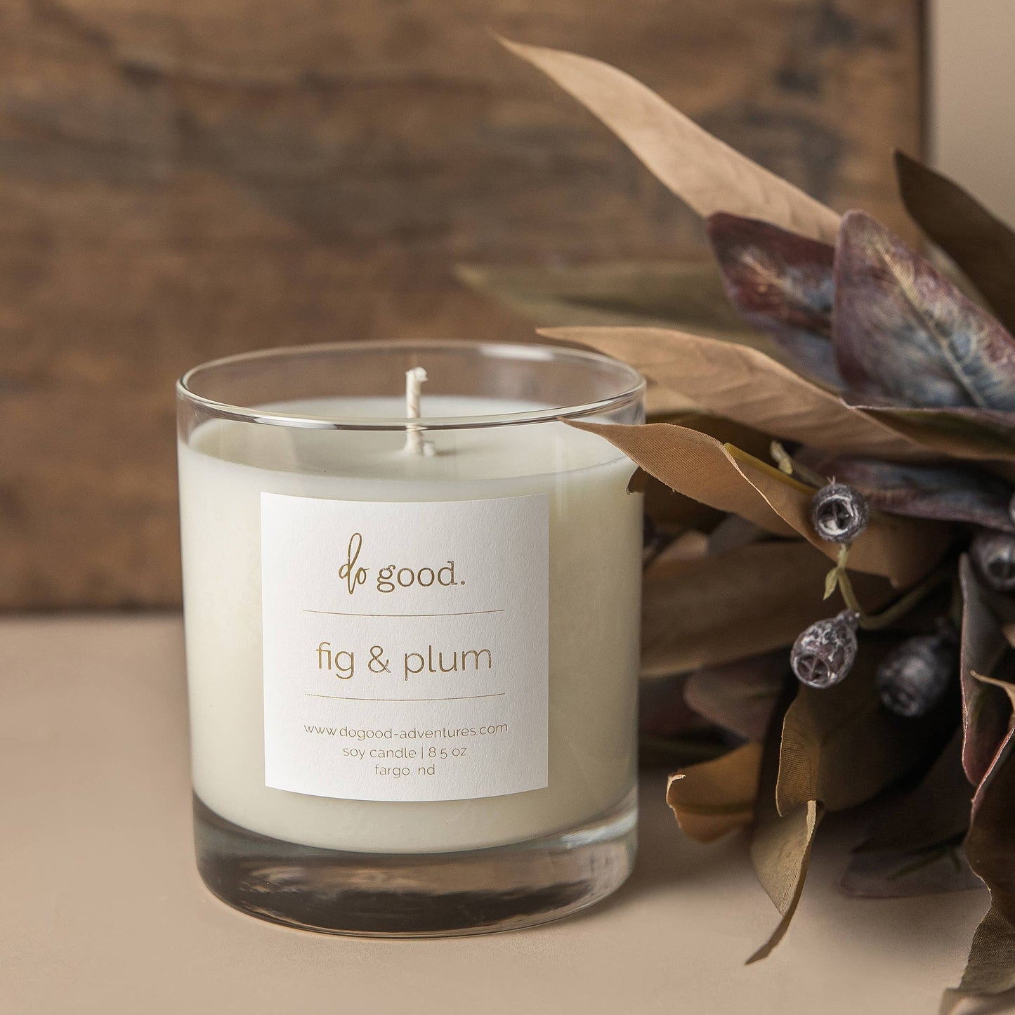 Fig + Plum Soy Candle