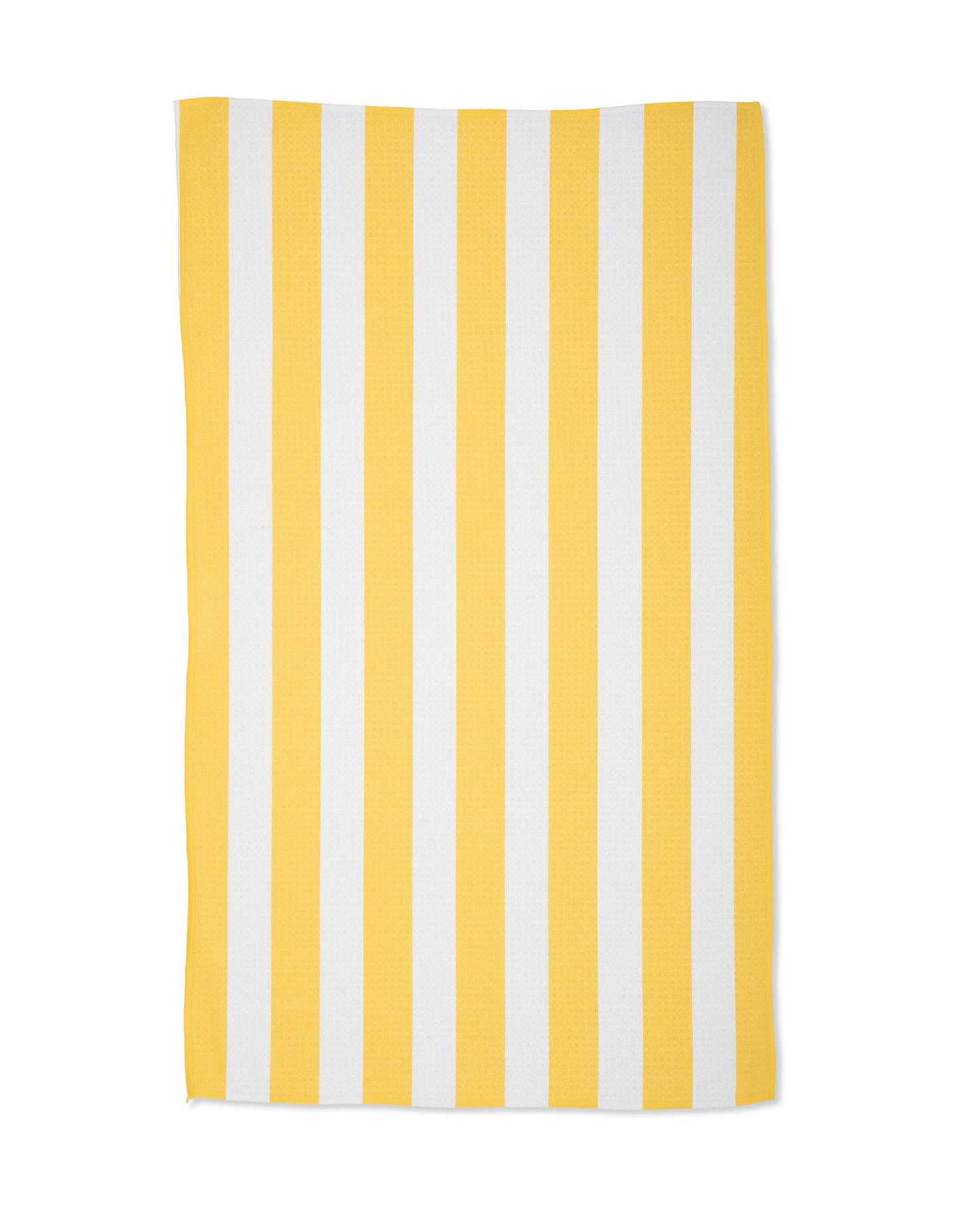 Summer Bold Yellow Kitchen Tea Towel