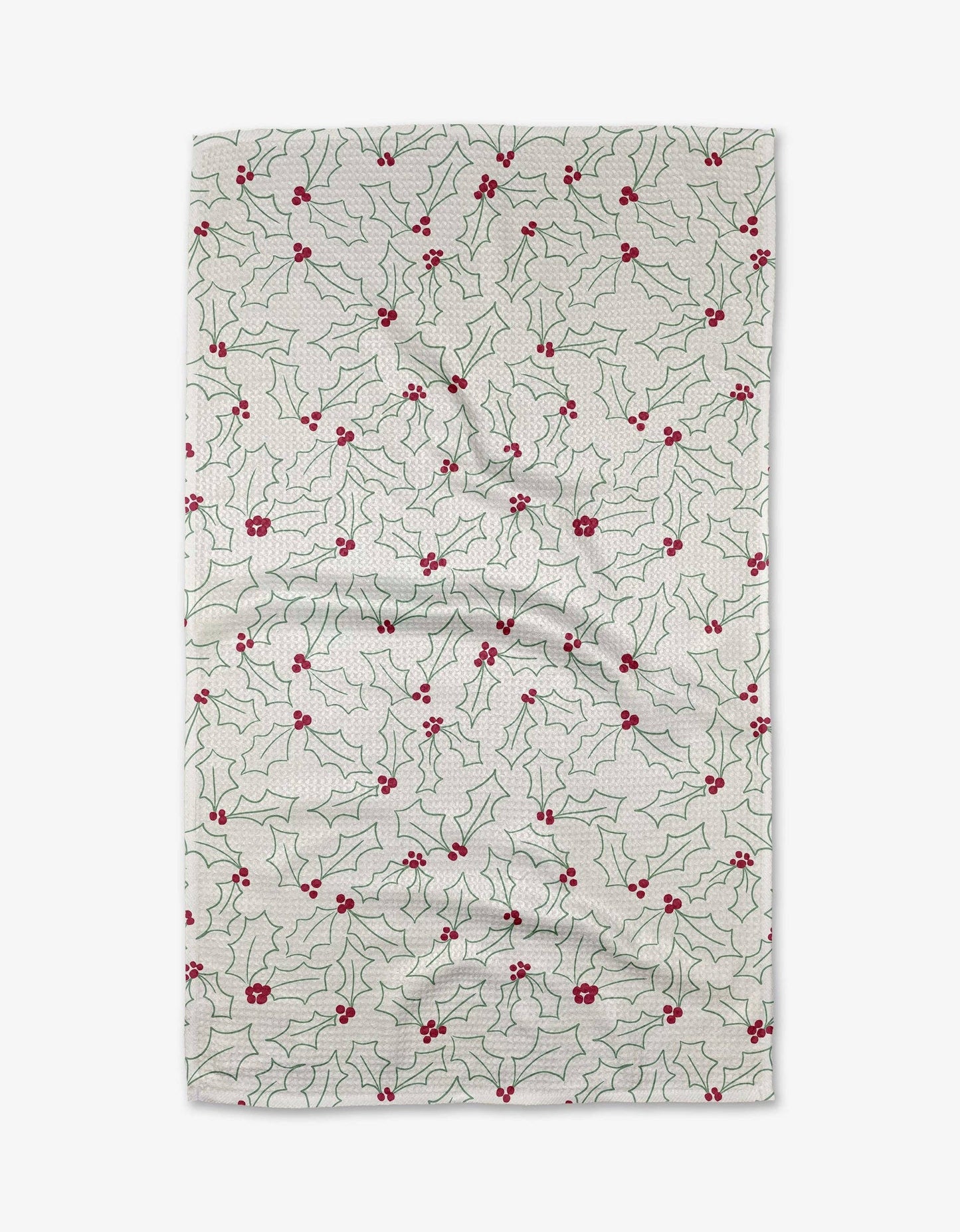 Merry Holly Kitchen Tea Towel