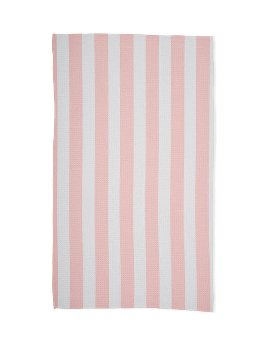 Summer Bold Pink Kitchen Tea Towel