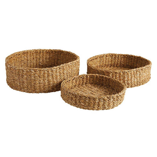 Seagrass Round Basket Tray