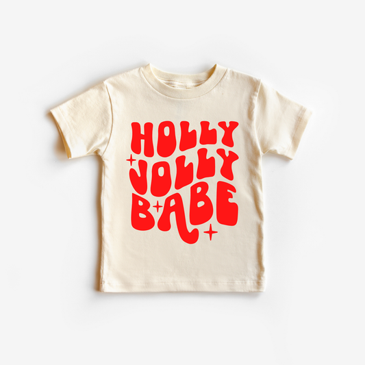 Holly Jolly Babe Christmas T-Shirt