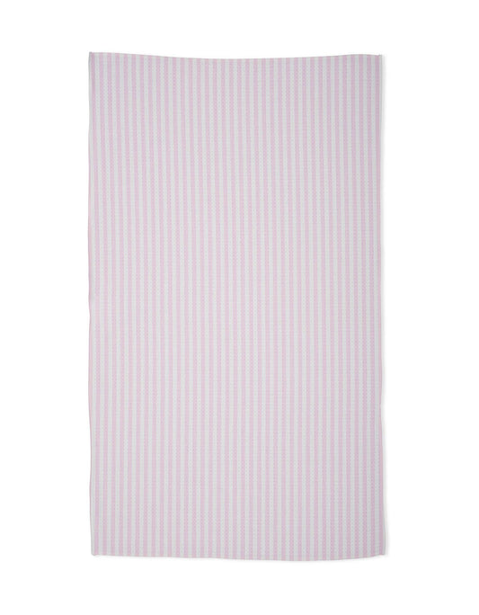 Summer Stripe Pink Kitchen Tea Towel