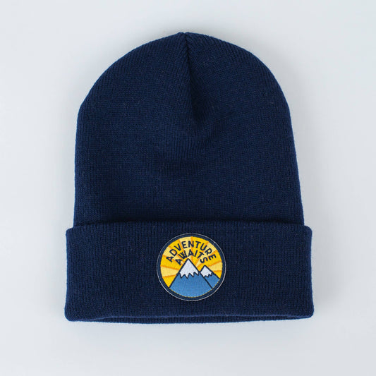 Adventure Awaits Navy Beanie