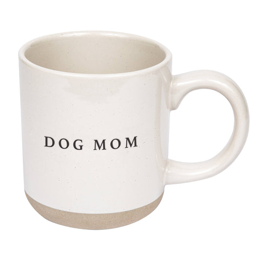 Dog Mom Stoneware Coffee Mug