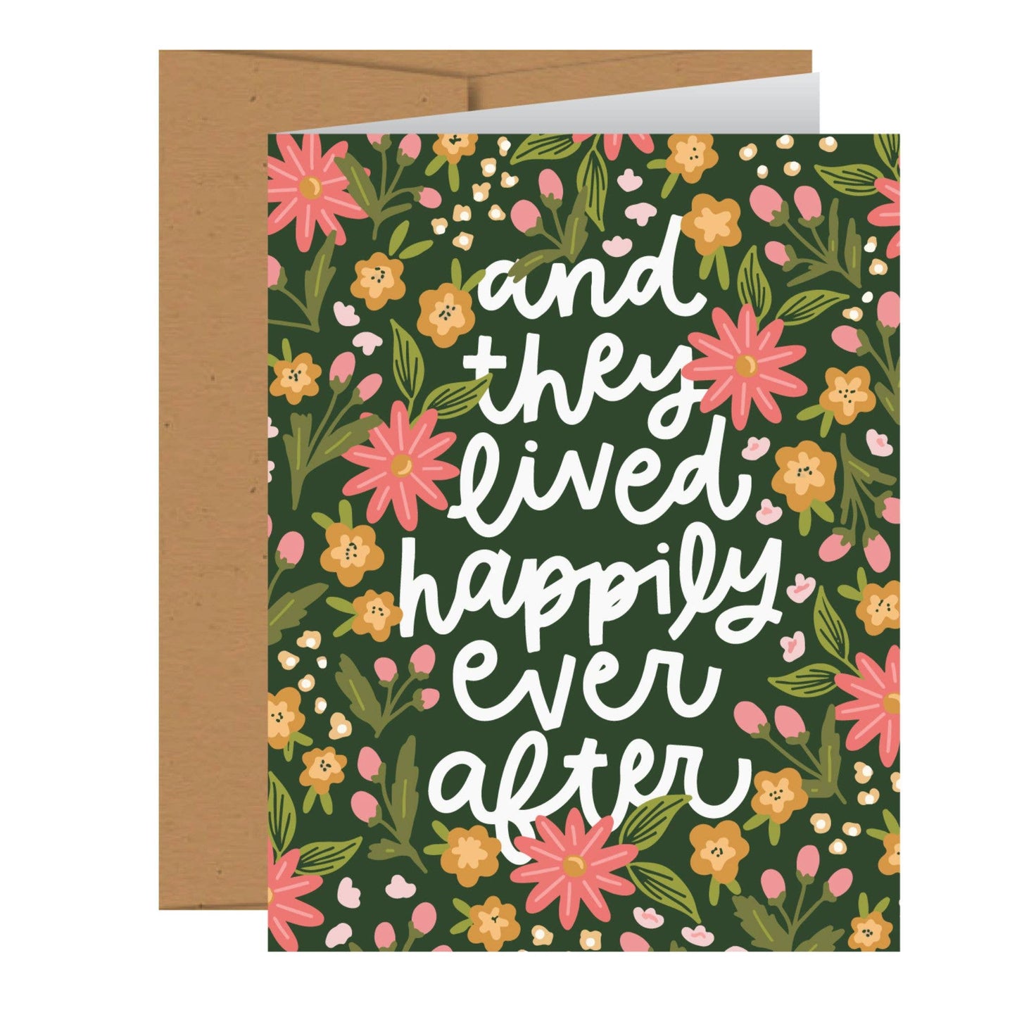 Happily Ever After Wedding Greeting Card