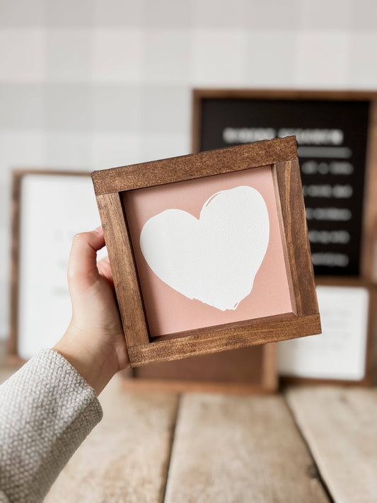 Heart Wood Sign