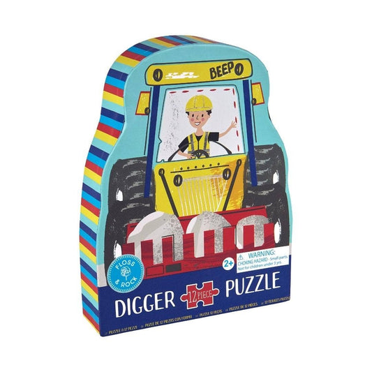 Digger Jigsaw with Shaped Box