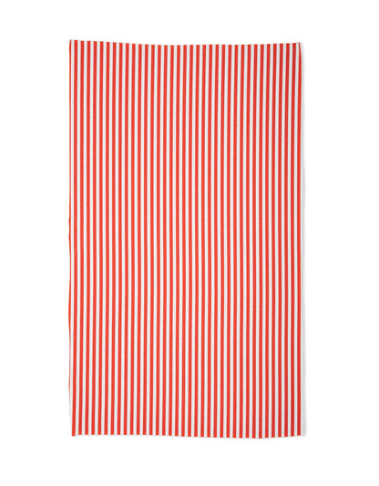 Summer Stripe Red Kitchen Tea Towel