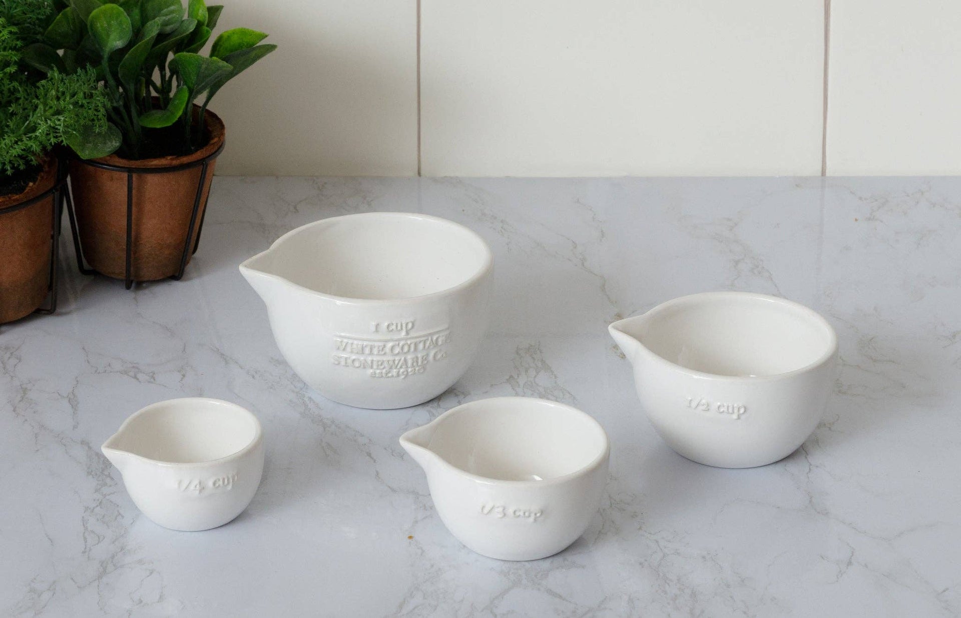 Stoneware Measuring Cups - A Cottage in the City