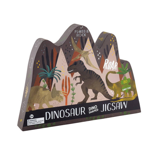 Dino Shaped Jigsaw with Shaped Box