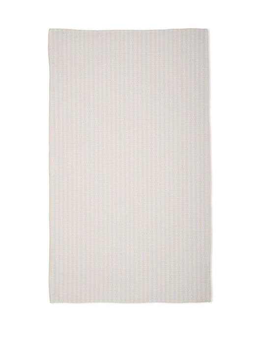 Summer Stripe Cream Kitchen Tea Towel