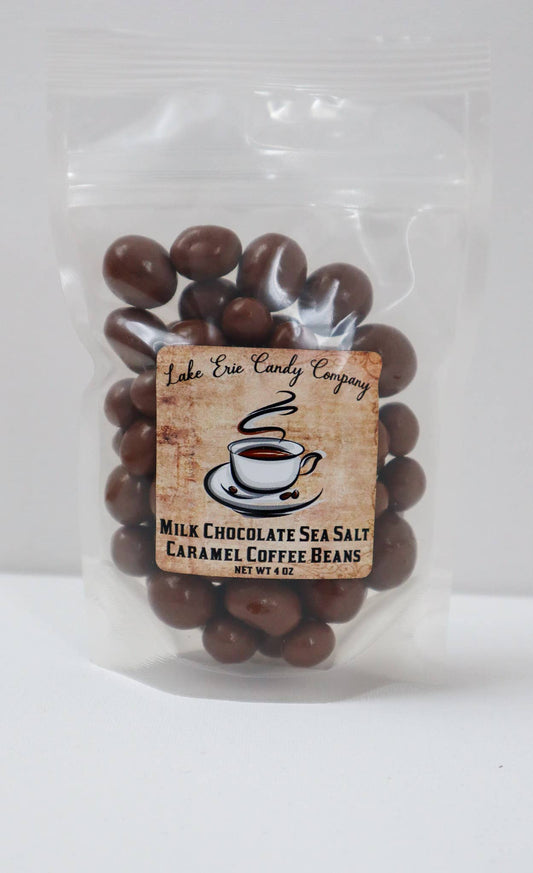 Milk Chocolate Sea Salt Caramel Coffee Beans