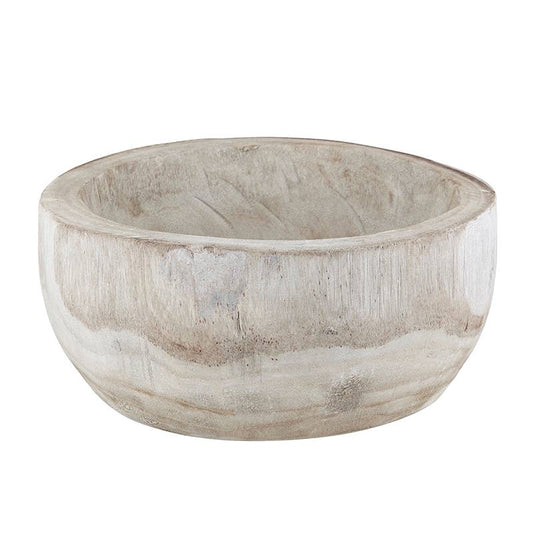 Charcoal Paulownia Serving Bowl